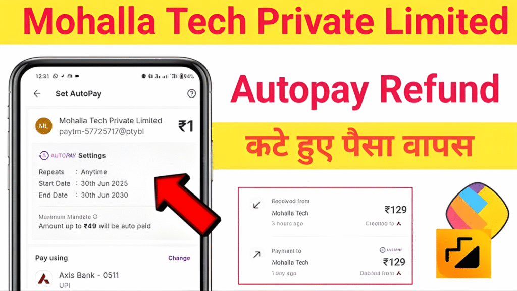 Mohalla Tech Private Limited Refund Policy