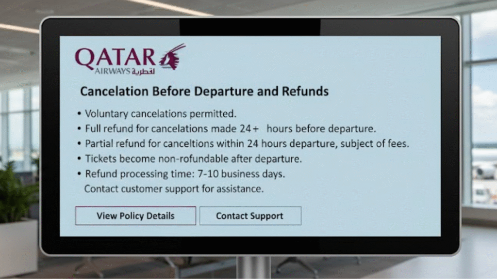 Qatar Airways Refund Policy