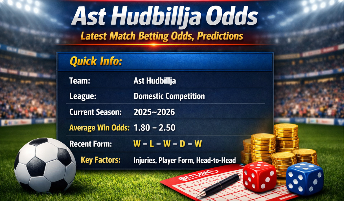 Ast Hudbillja Odds – Latest Match Betting Odds, Predictions